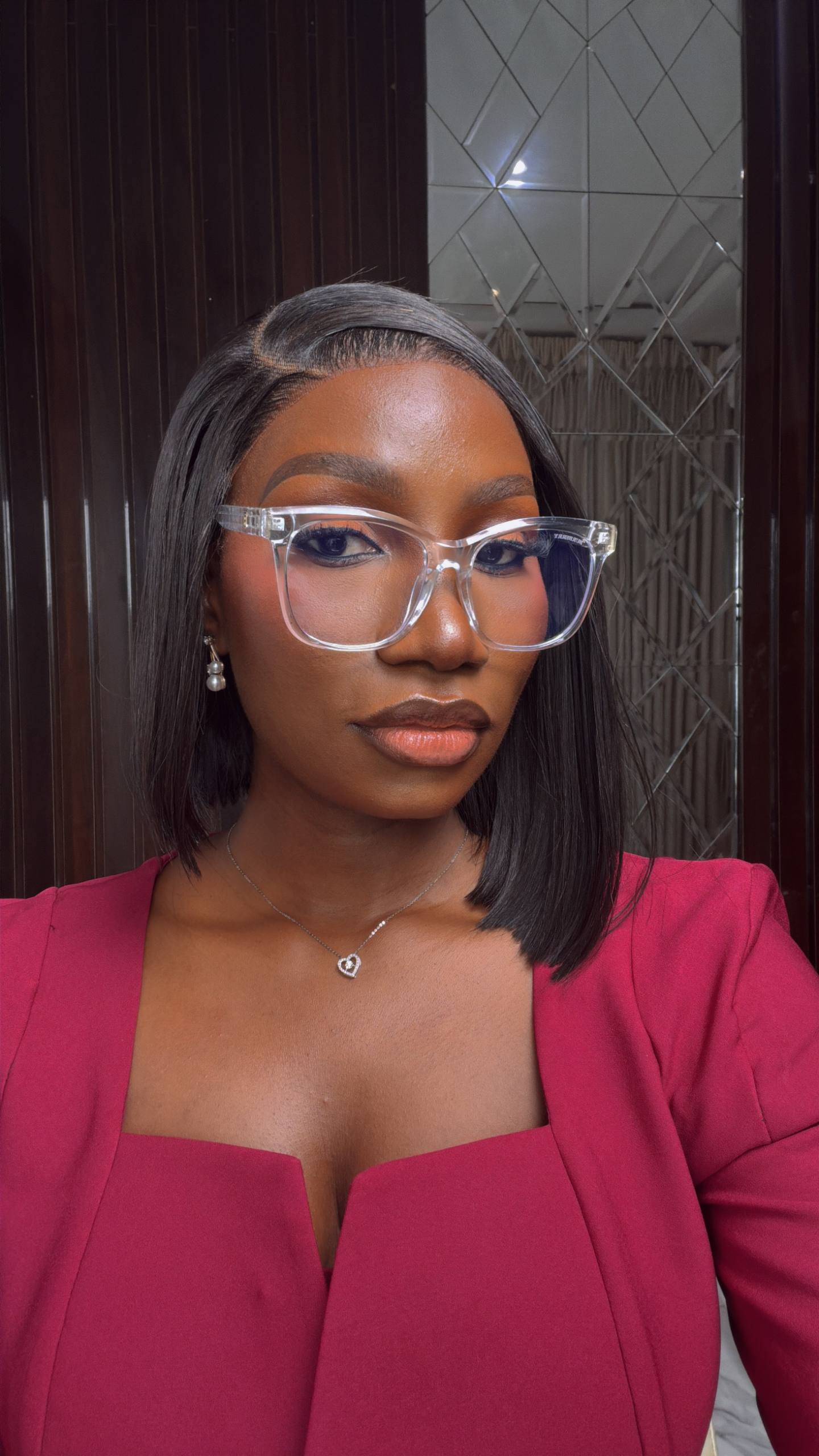 GLASSES 823 (CLEAR LENS,BLUE LIGHT BLOCKING GLASSES)