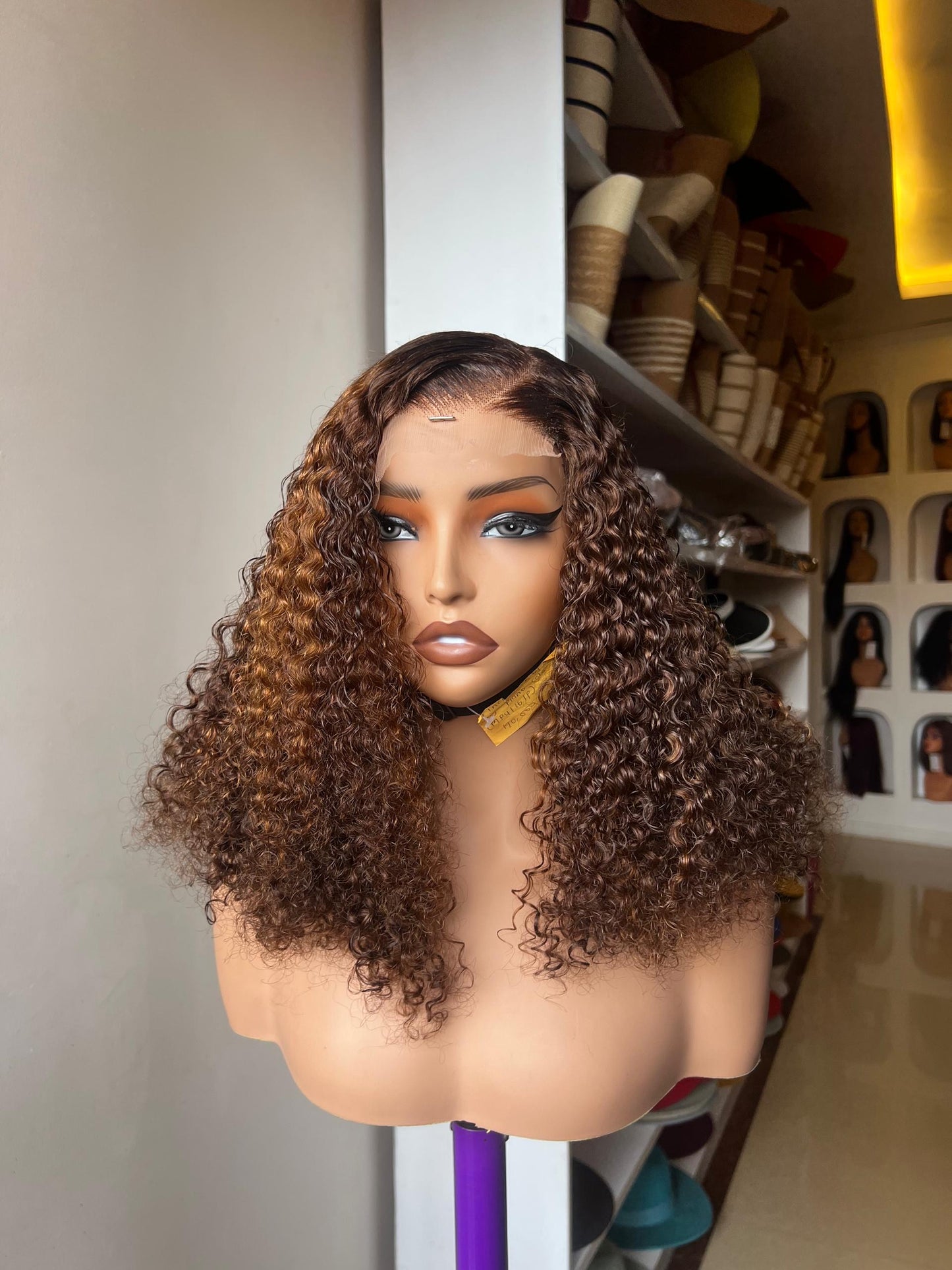 16 INCHES 5 BY 5 PIXIE CURL WIG(MPC/16/P AVAILABLE)