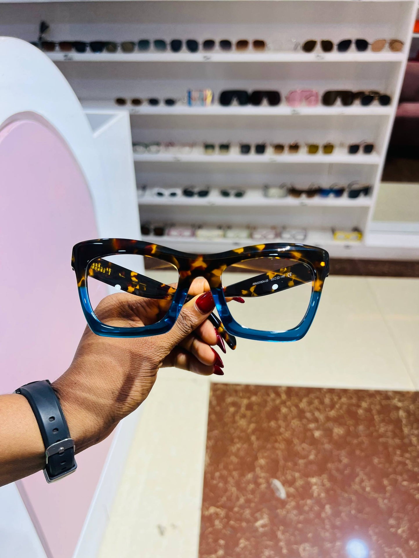 ACETATE GLASSES 1027 (UNISEX PRESCRIPTION FRAMES SQUARE )