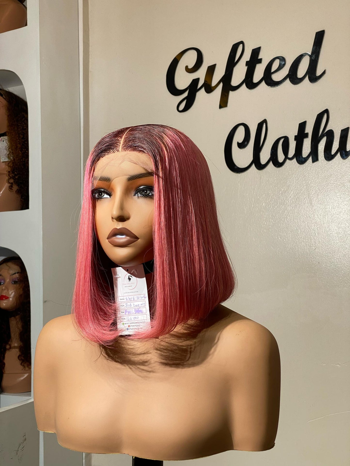 10 INCHES 2 BY 6 BOB WIG(AVAILABLE)
