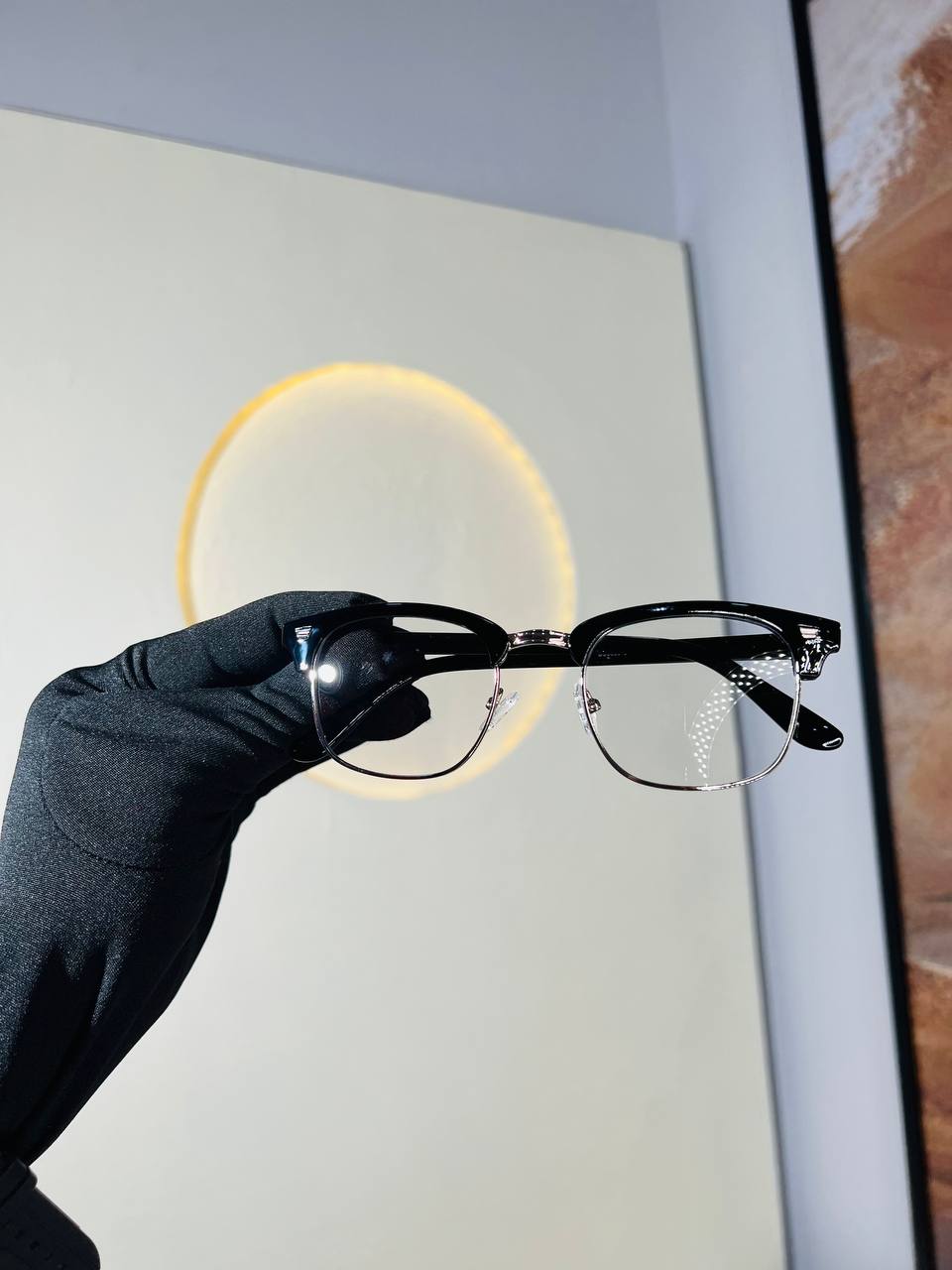 GLASS 665(CLEAR LENS, PRESCRIPTION FRAMES PHOTOCHROMIC GLASSES)