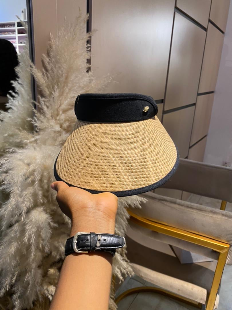FLOWER DESIGNED STRAW HAT