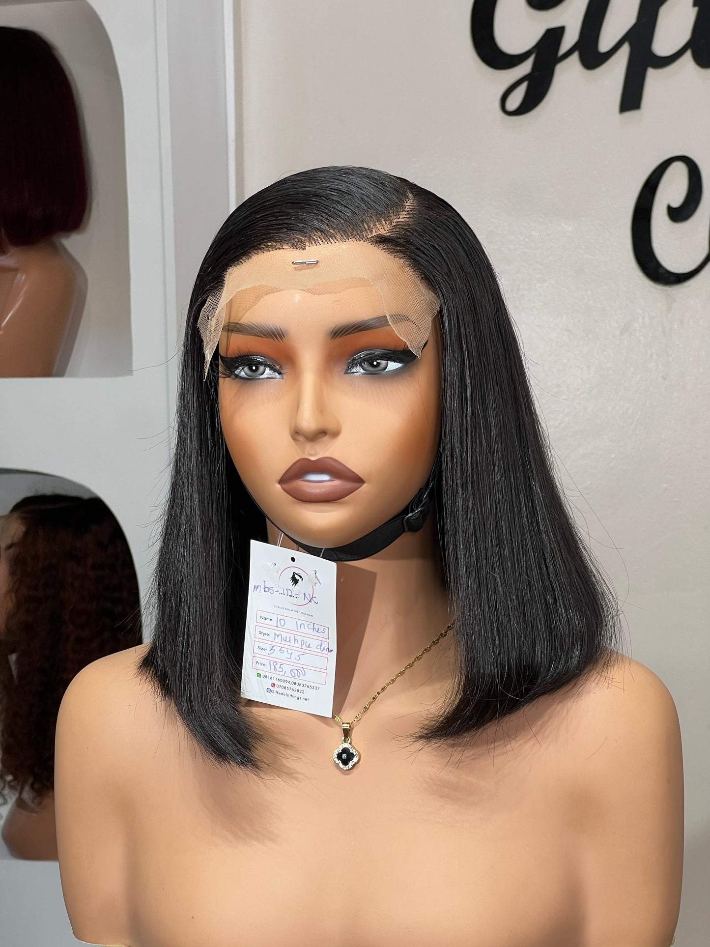 10 INCHES 5 BY 5 MULTIPLE DONOR BONE STRAIGHT WIG(MBS/10/NC AVAILABLE)