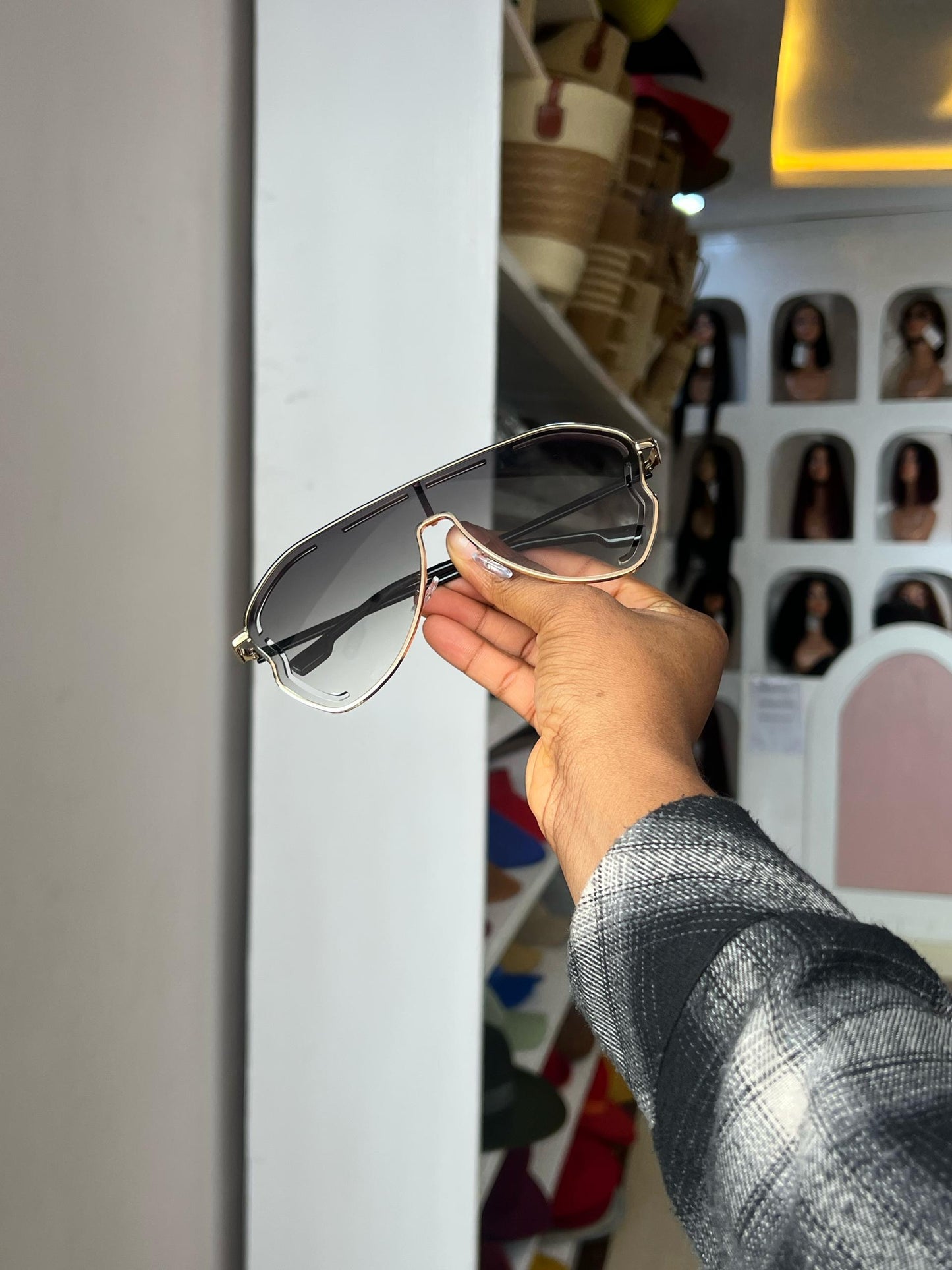 GLASSES 48(UNISEX SUNGLASSES,UV PROTECTED SUNSHADE)