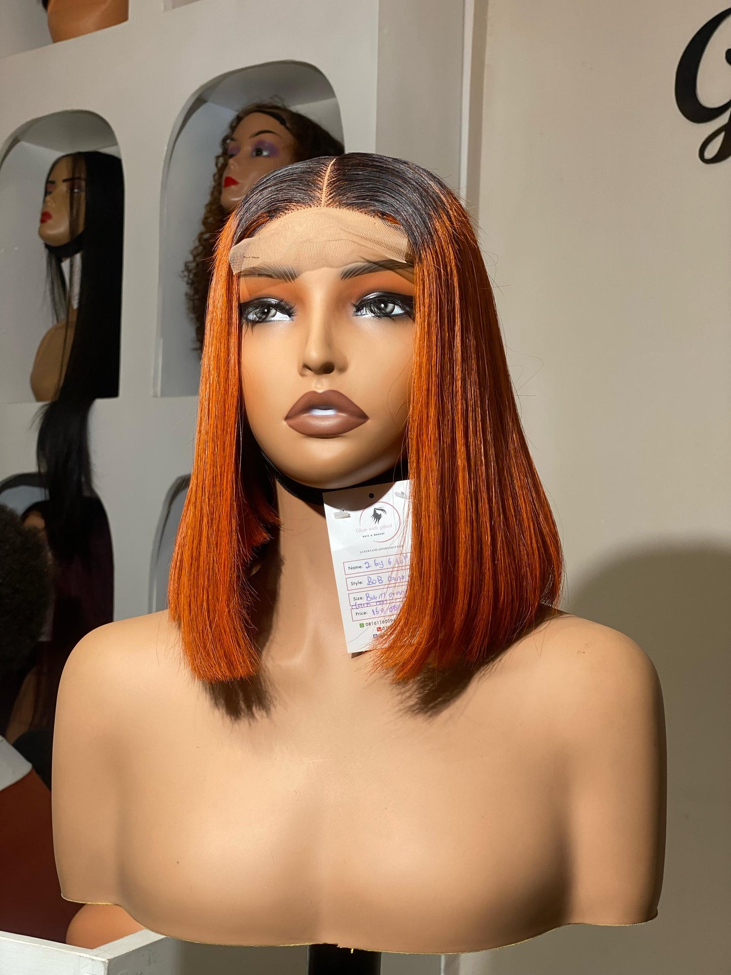 10 INCHES 2 BY 6 BOB WIG(AVAILABLE)