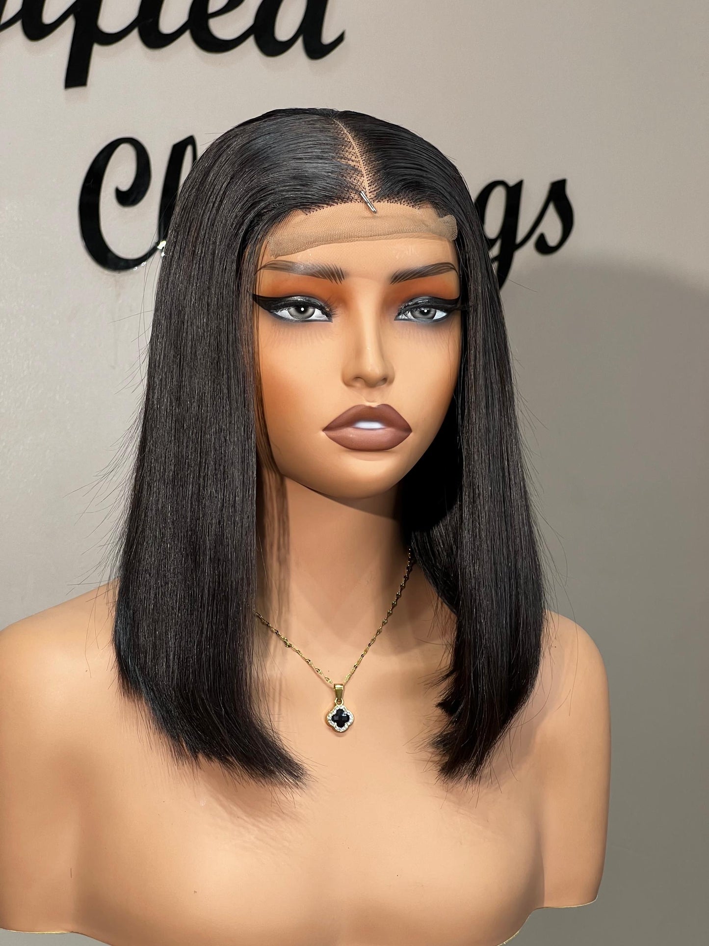 12 INCHES 2 BY 4 MULTIPLE DONOR BOB WIG( 019-GG AVAILABLE)