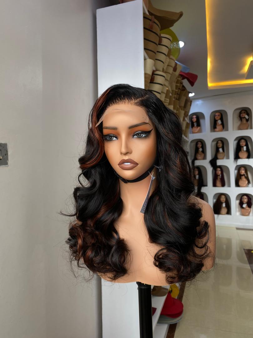 18 INCHES 5 BY 5 CLOSURE BOUNCY MULTIPLE DONOR WIG