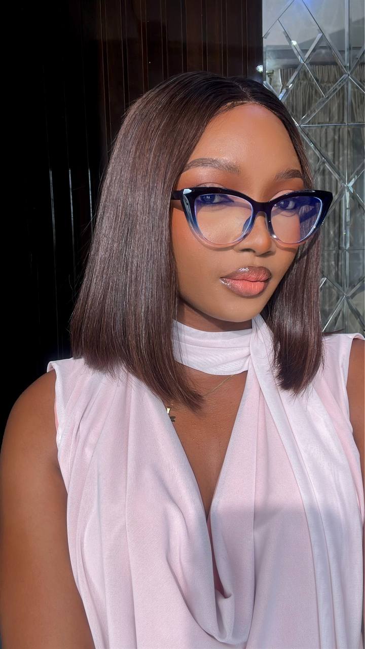 GLASSES 63(CLEAR LENS, PRESCRIPTION BLUE LIGHT BLOCKING GLASSES)