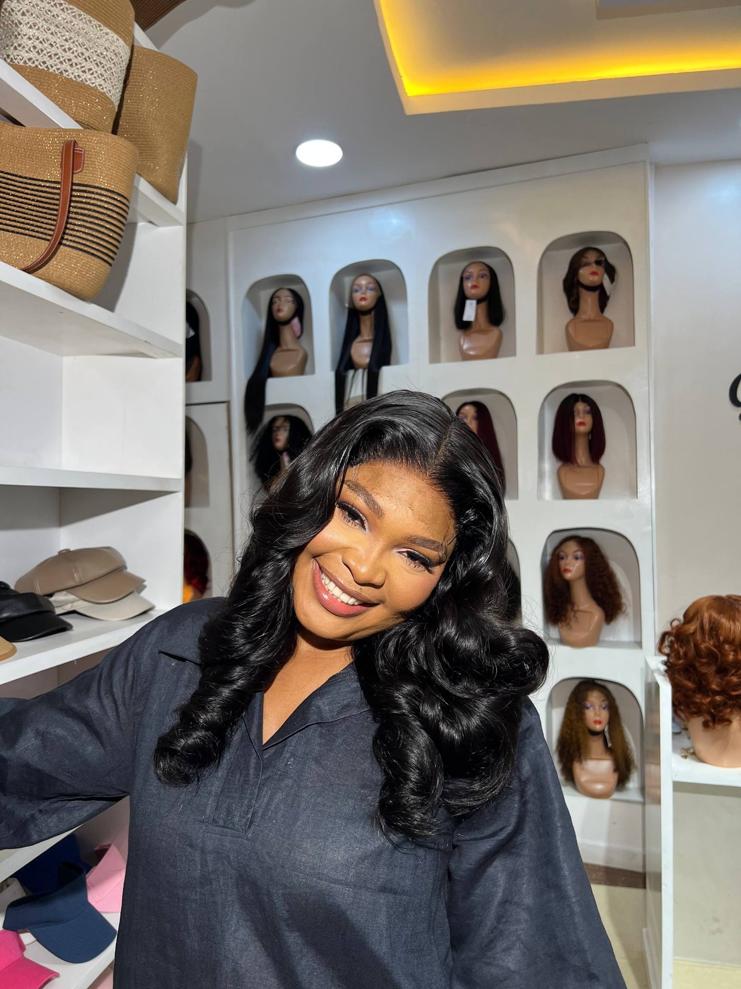 20 INCHES 5 BY 5 WAVY WIG HD LACE (PREORDER 076-HD)