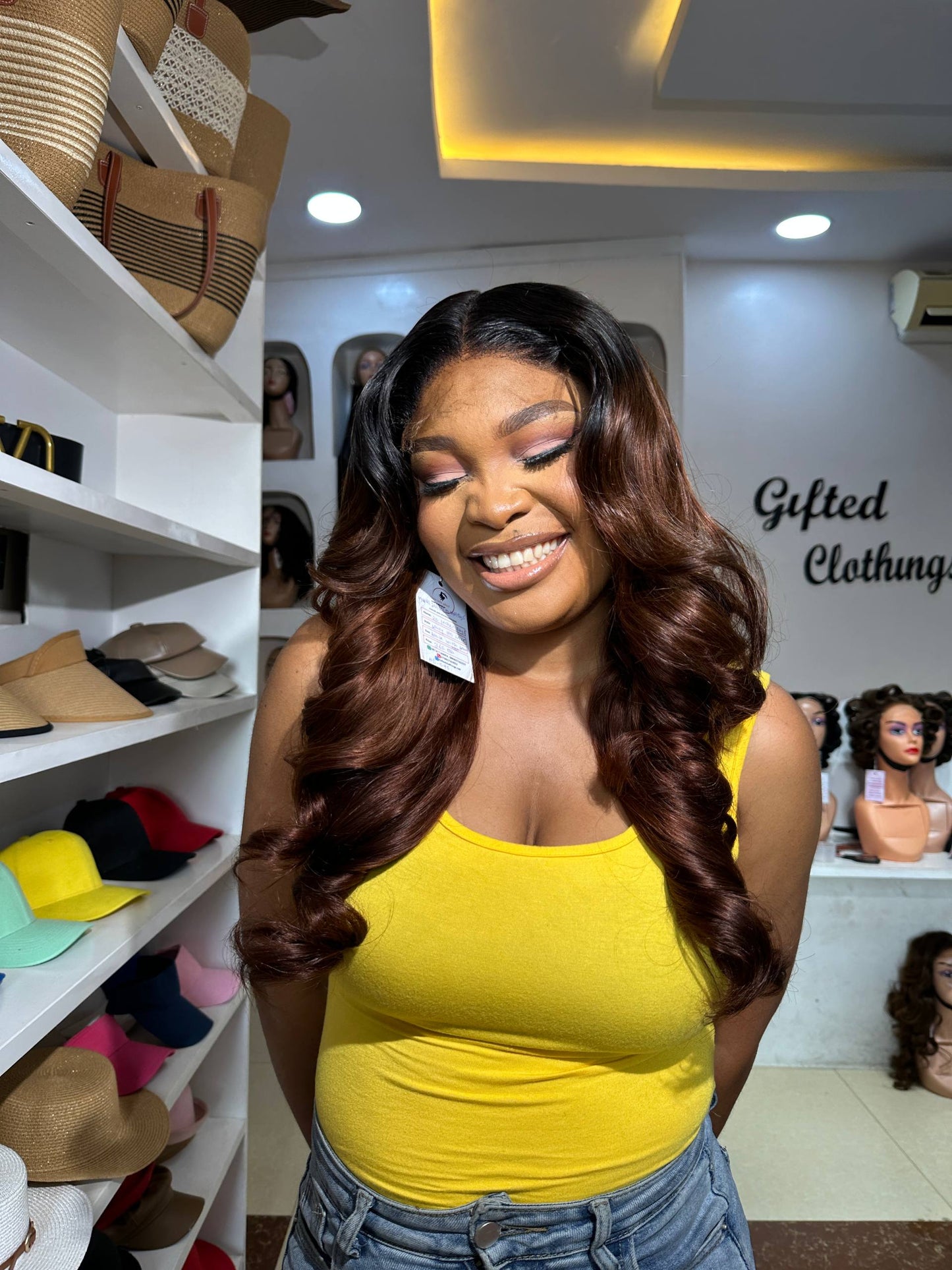 20 INCHES 5 BY 5 WAVY WIG HD LACE (AVAILABLE 001-HD)