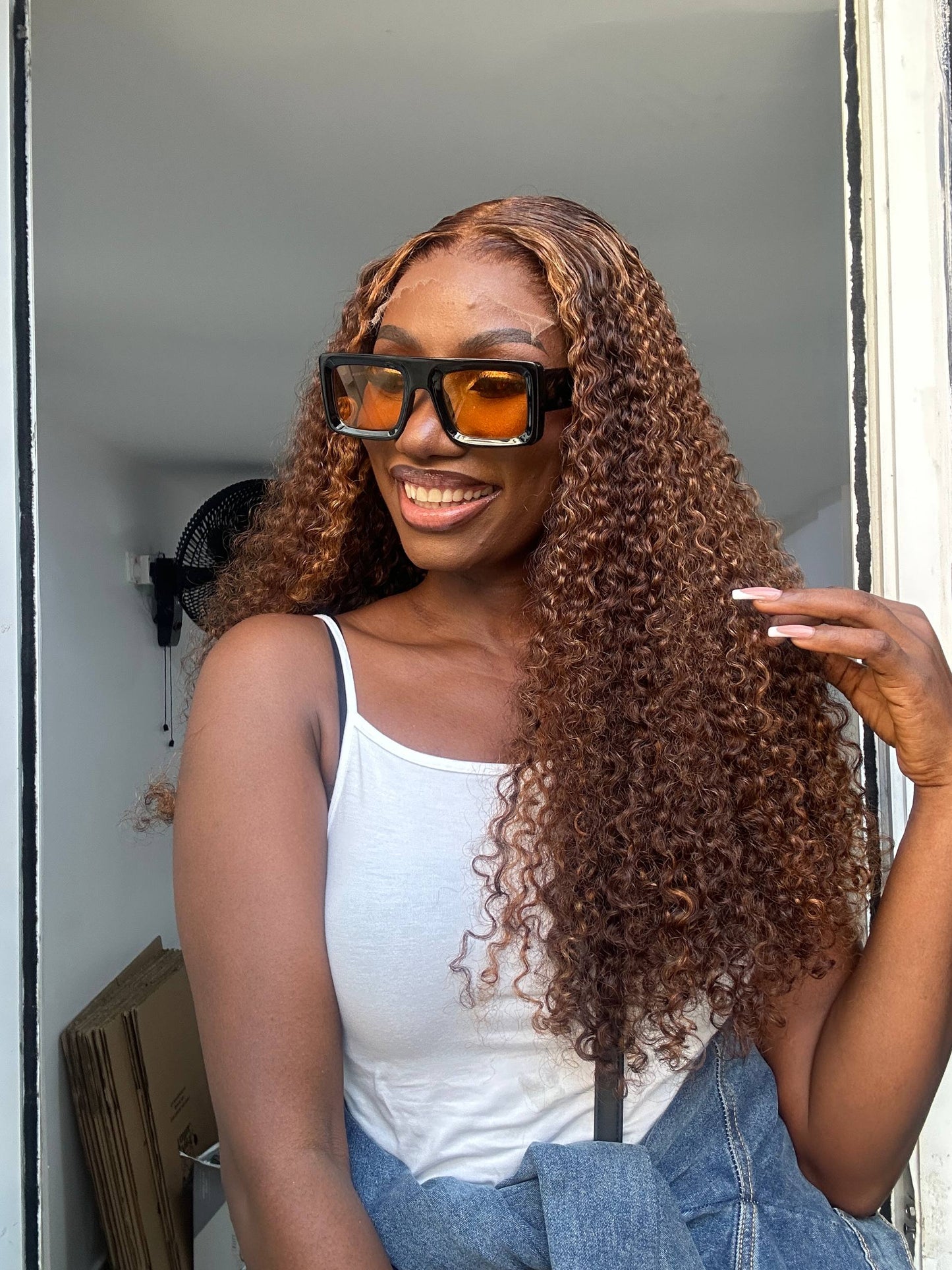 24 INCHES 5 BY 5 HD LACE PIXIE CURL WIG (002-HD AVAILABLE)