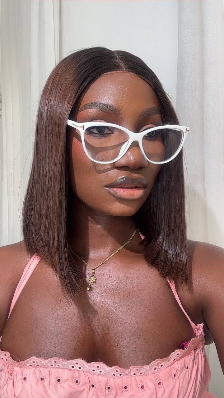 GLASSES 468(CLEAR LENS, PRESCRIPTION BLUE LIGHT BLOCKING GLASSES)