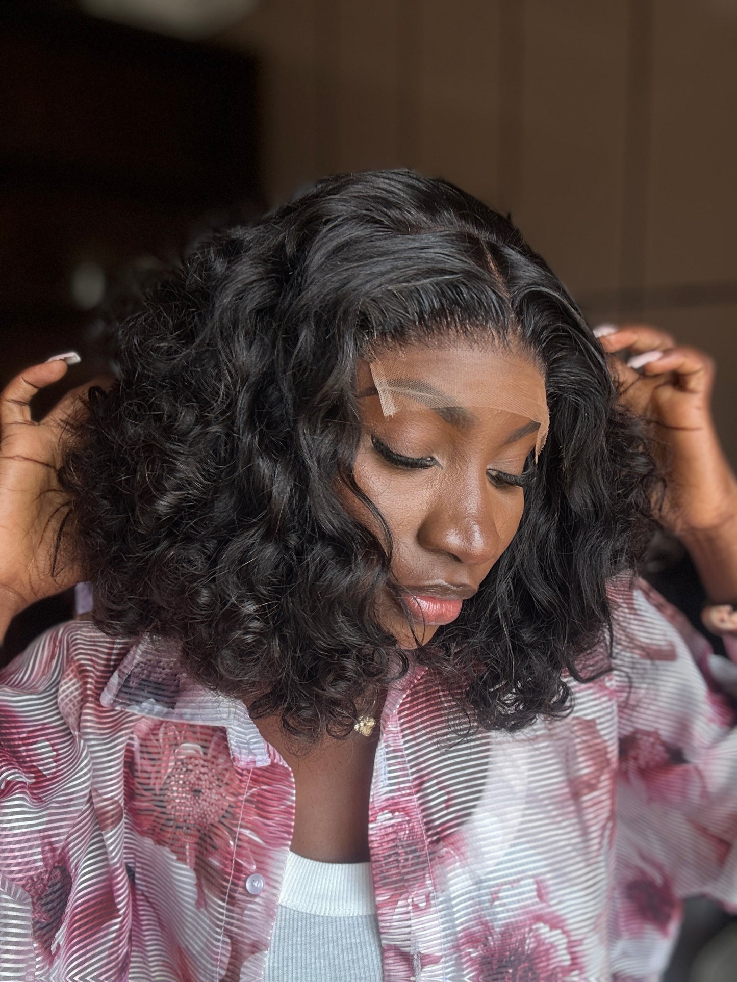 16 INCHES 5  BY 5 MOJITO CURLY WIG OSE (153-HD AVAILABLE)