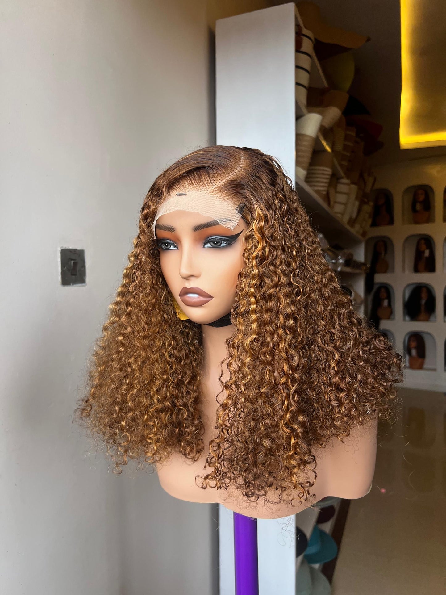18 INCHES 5 BY 5 PIXIE CURL WIG(MPC/18/P AVAILABLE)