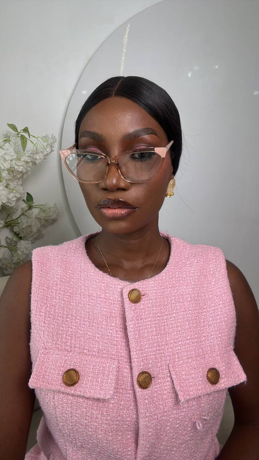 GLASS 662(CLEAR LENS, PRESCRIPTION FRAMES,BLUE CUT PHOTOCHROMIC GLASSES)