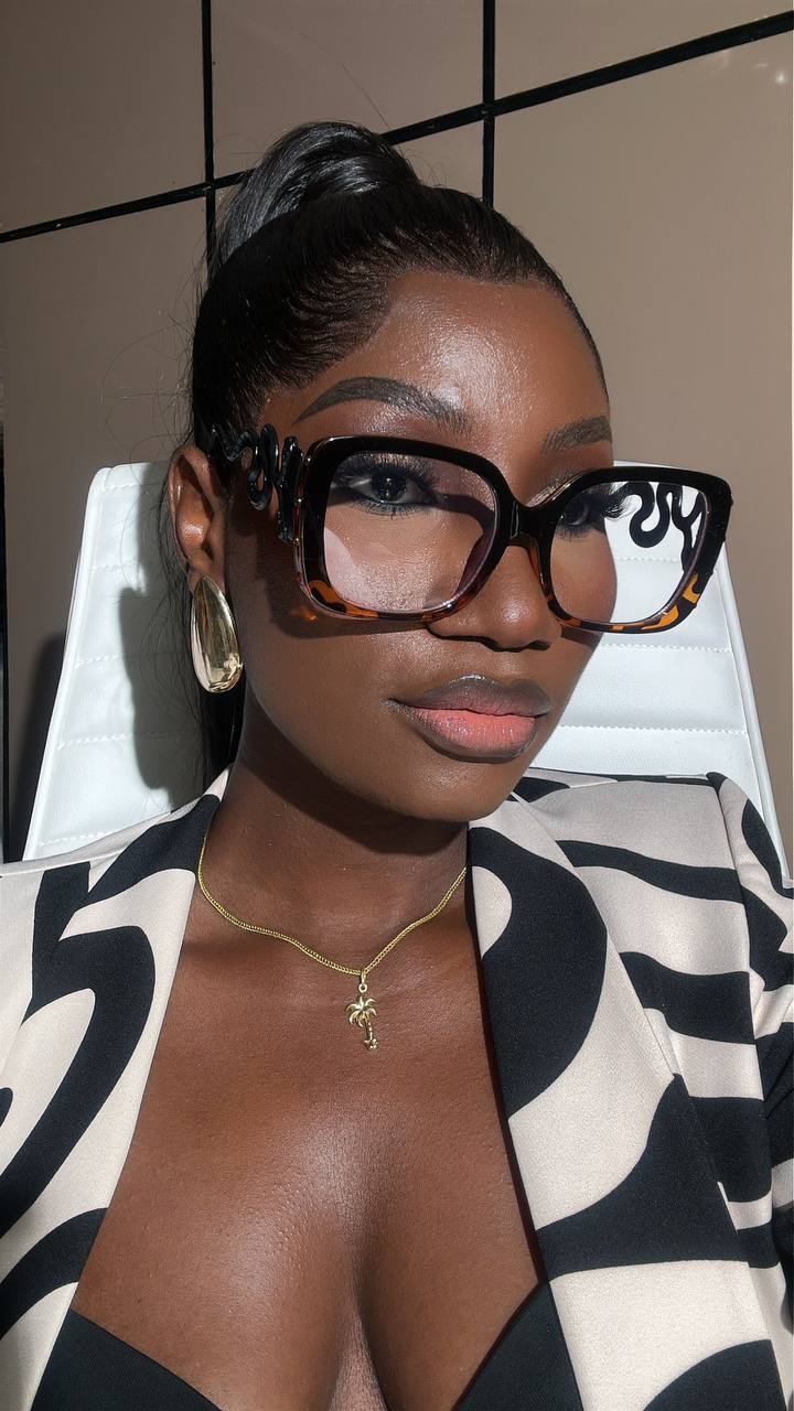 GLASSES  543(CLEAR LENS BLUE LIGHT BLOCKING GLASSES)