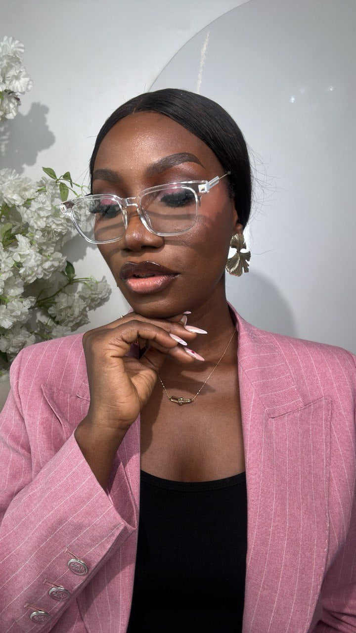 GLASS 663(CLEAR LENS, PRESCRIPTION FRAMES,BLUE CUT PHOTOCHROMIC GLASSES)