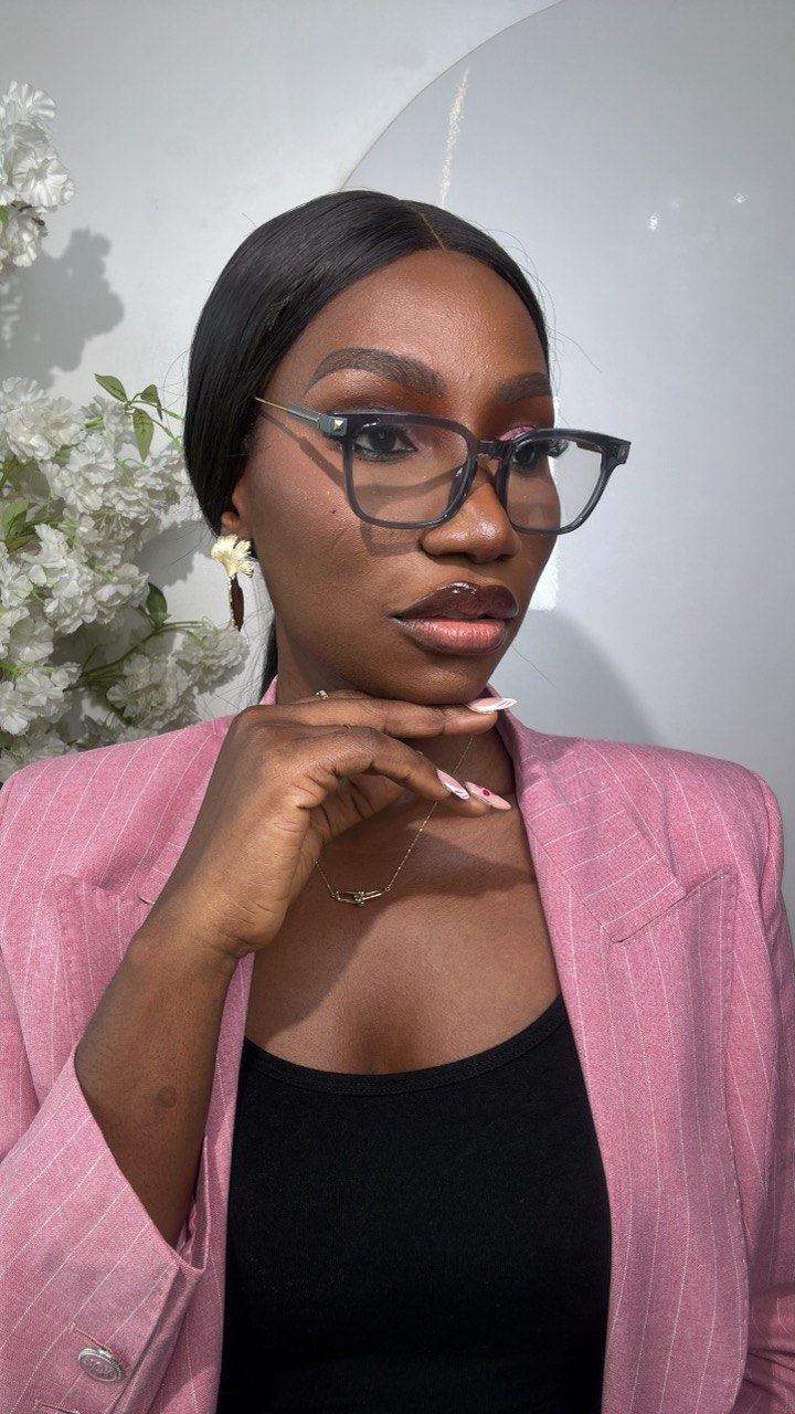 GLASS 663(CLEAR LENS, PRESCRIPTION FRAMES,BLUE CUT PHOTOCHROMIC GLASSES)