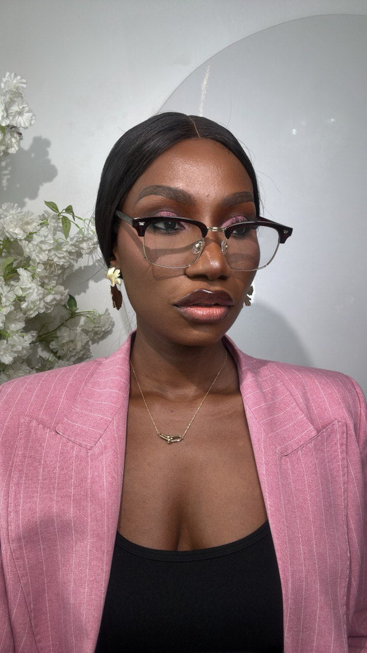 GLASS 665(CLEAR LENS, PRESCRIPTION FRAMES, BLUE CUT PHOTOCHROMIC GLASSES)