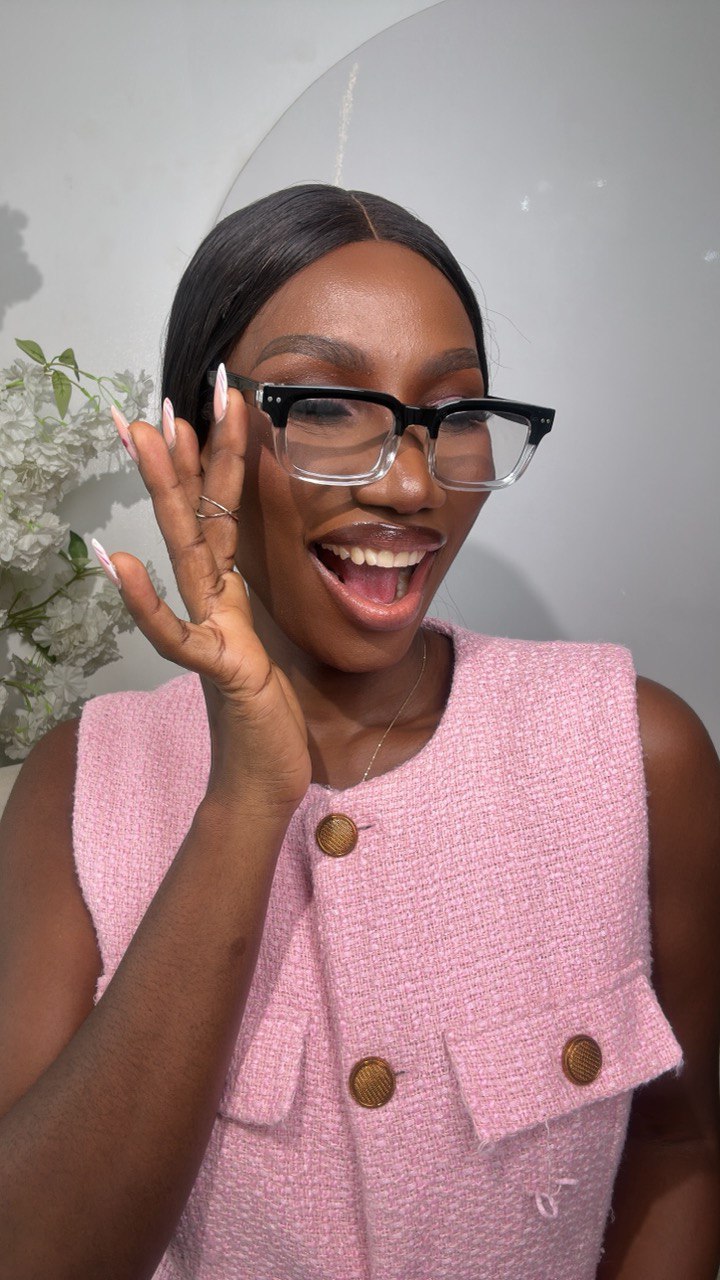 GLASS 657(CLEAR LENS, PRESCRIPTION FRAMES,BLUE CUT  PHOTOCHROMIC GLASSES)