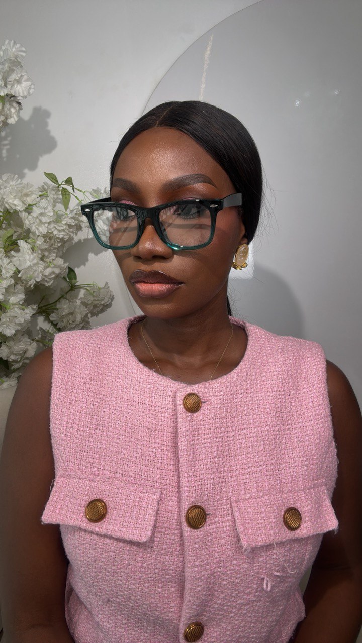 GLASS 659(CLEAR LENS, PRESCRIPTION FRAMES,BLUE CUT  PHOTOCHROMIC GLASSES)