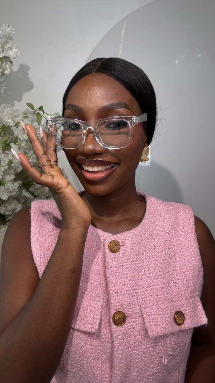 GLASS 659(CLEAR LENS, PRESCRIPTION FRAMES,BLUE CUT  PHOTOCHROMIC GLASSES)