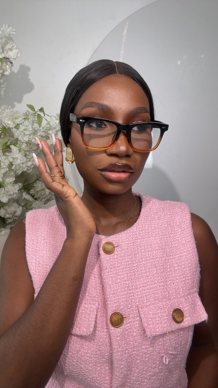 GLASS 659(CLEAR LENS, PRESCRIPTION FRAMES,BLUE CUT  PHOTOCHROMIC GLASSES)