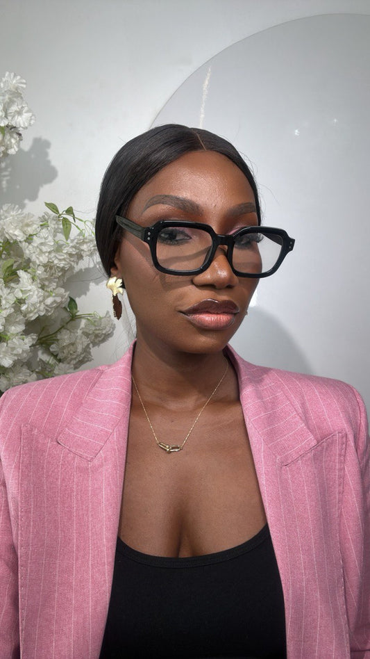 GLASS 654(CLEAR LENS, PRESCRIPTION FRAMES.BLUE CUT  PHOTOCHROMIC GLASSES)