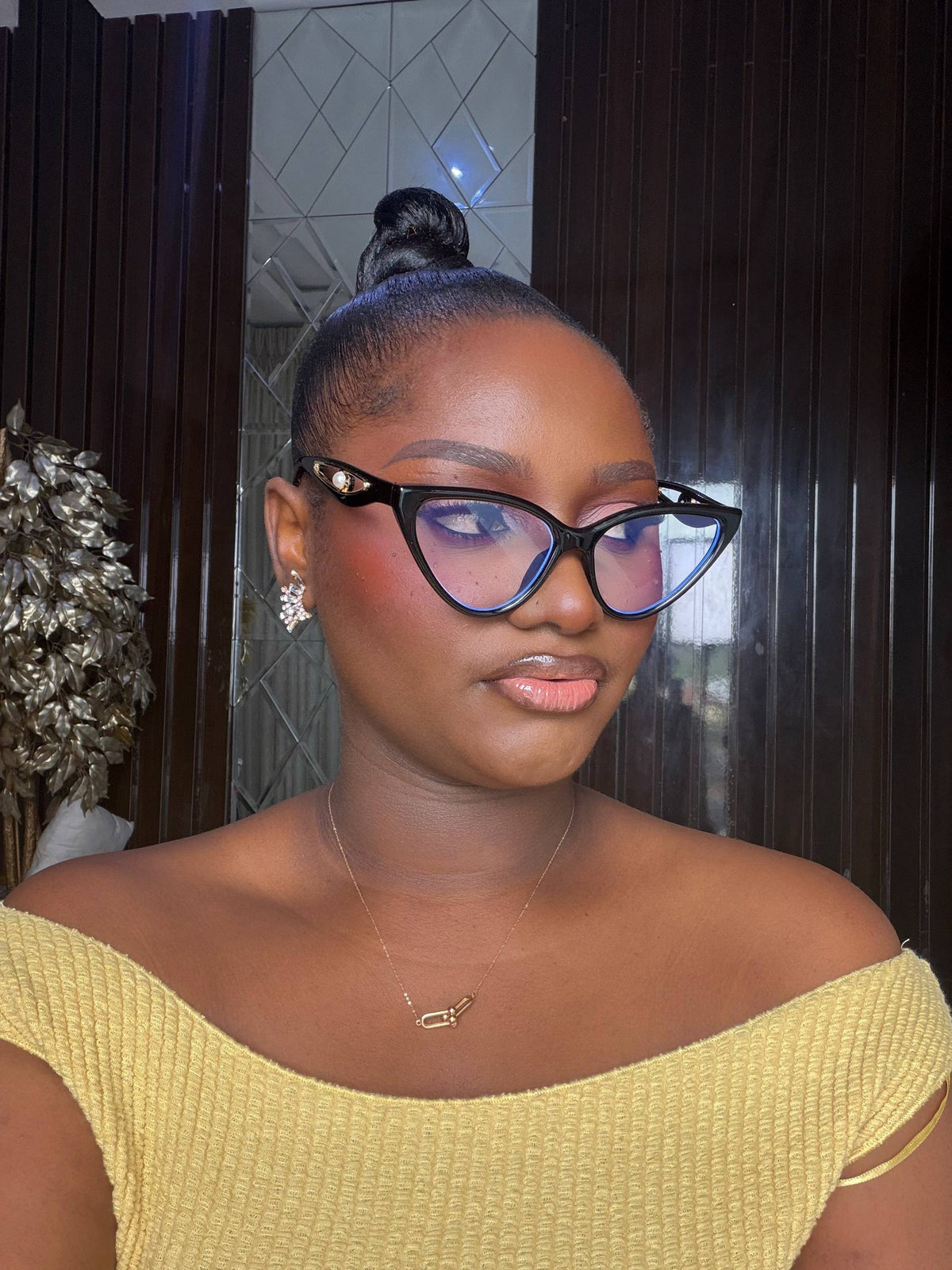 GLASSES 788 (CLEAR LENS,BLUE LIGHT BLOCKING GLASSES)