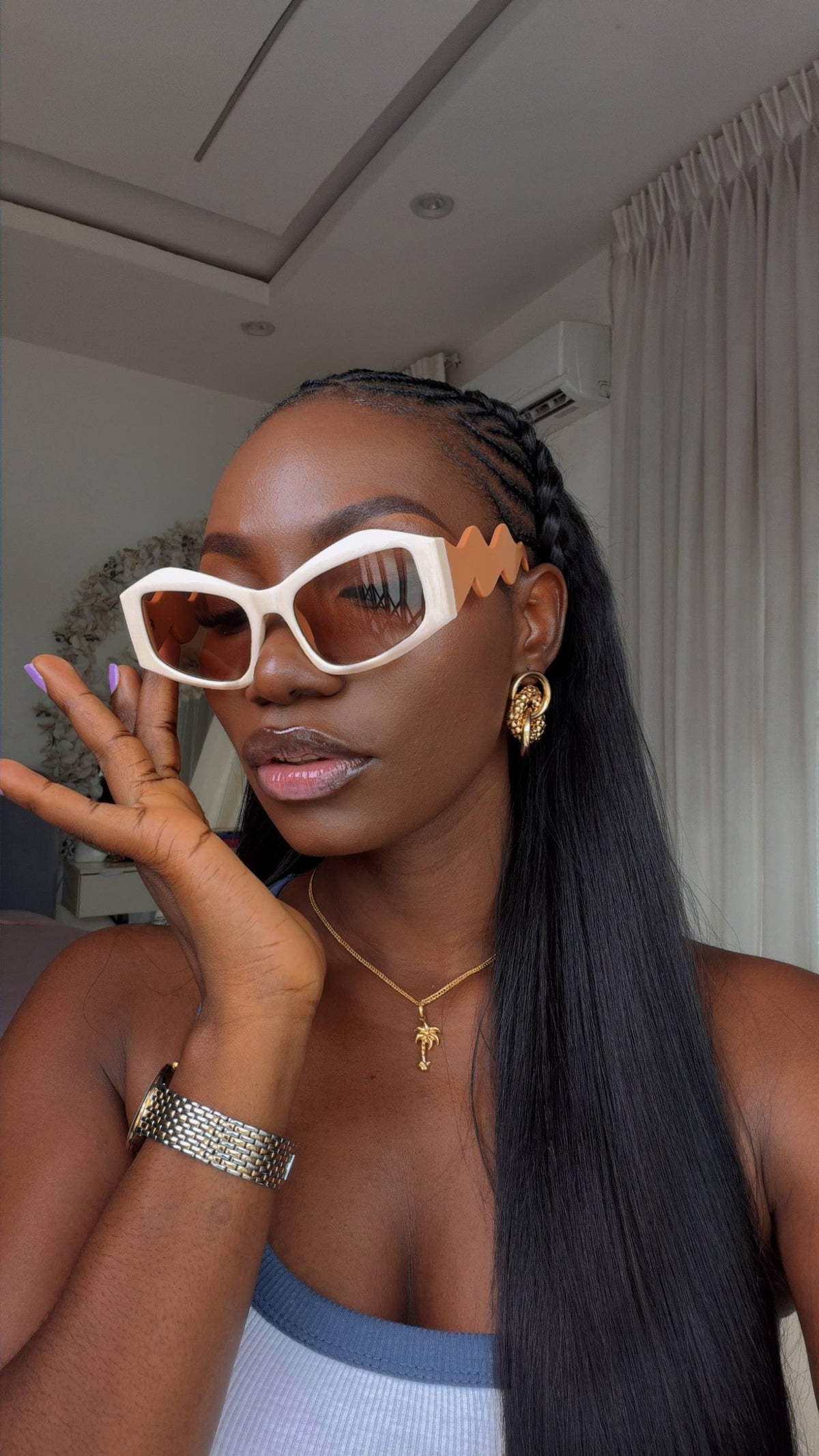 GLASSES  732(UNISEX UV PROTECTION SUNSHADE)