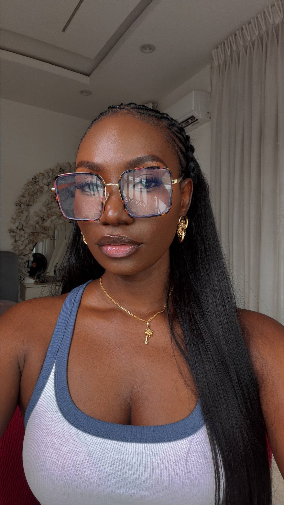 GLASSES 723 (CLEAR LENS  BLUE LIGHT BLOCKING GLASSES)