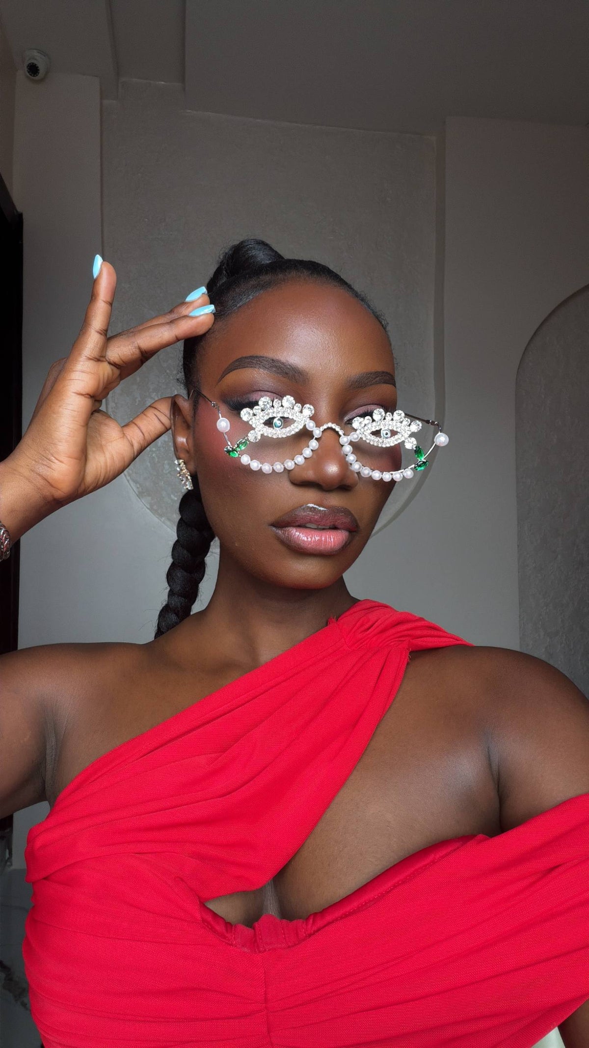 GLASSES 968 (FEMALE OWAMBE FASHION GLASSES)