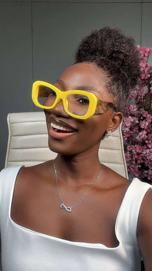 GLASSES 819(CLEAR LENS BLUE LIGHT BLOCKING GLASSES)