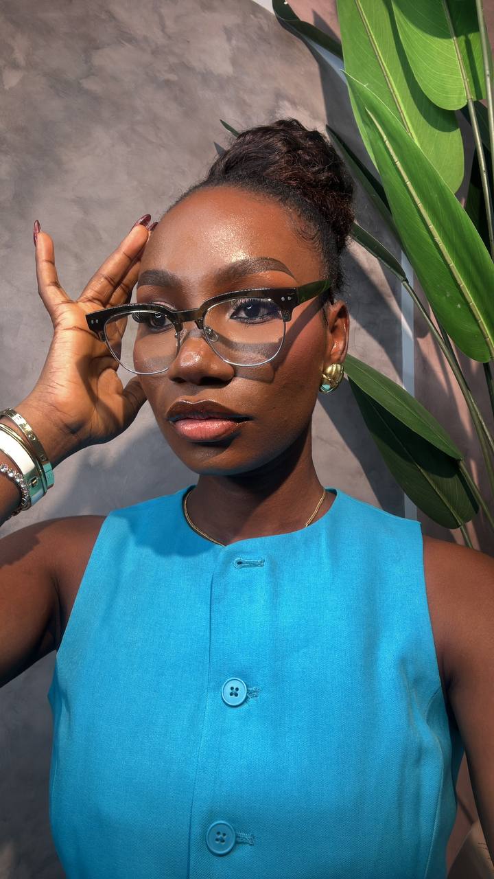 GLASSES 633(UNISEX CLEAR LENS BLUE LIGHT BLOCKING GLASSES)