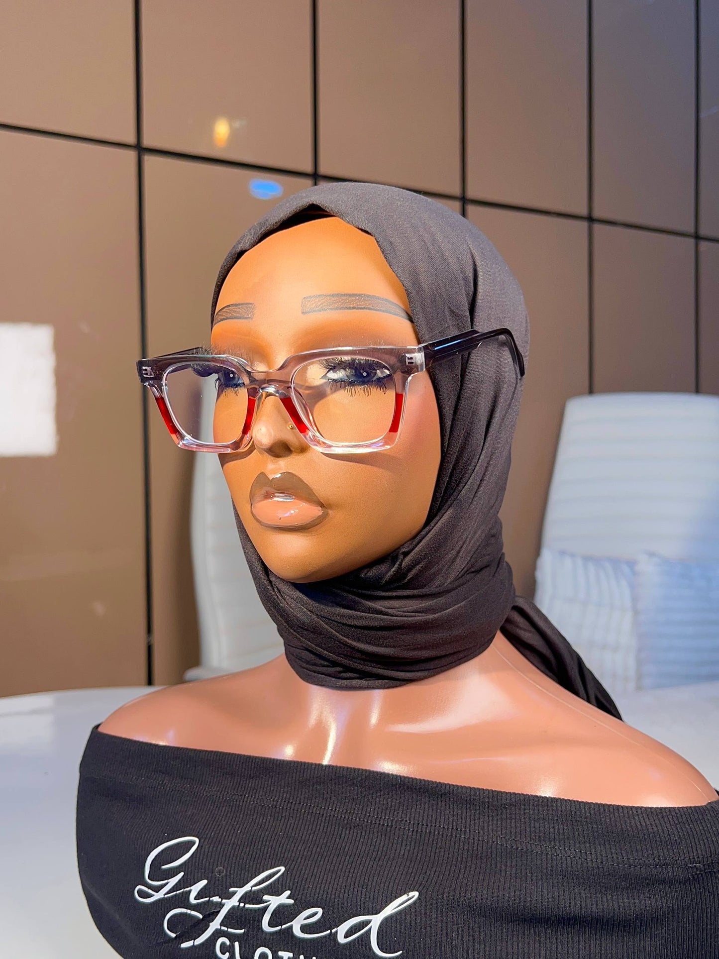 GLASSES 833 (CLEAR LENS,BLUE LIGHT BLOCKING GLASSES)