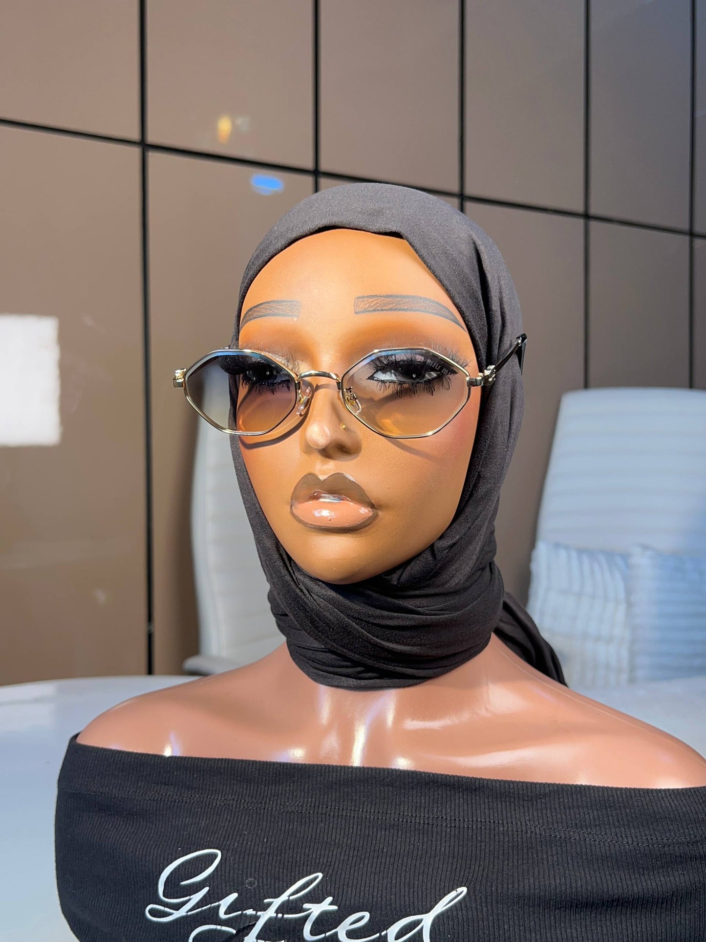 GLASSES 819  (CLEAR LENS ,BLUE LIGHT BLOCKING /UV PROTECTION SUNSHADE GLASSES)