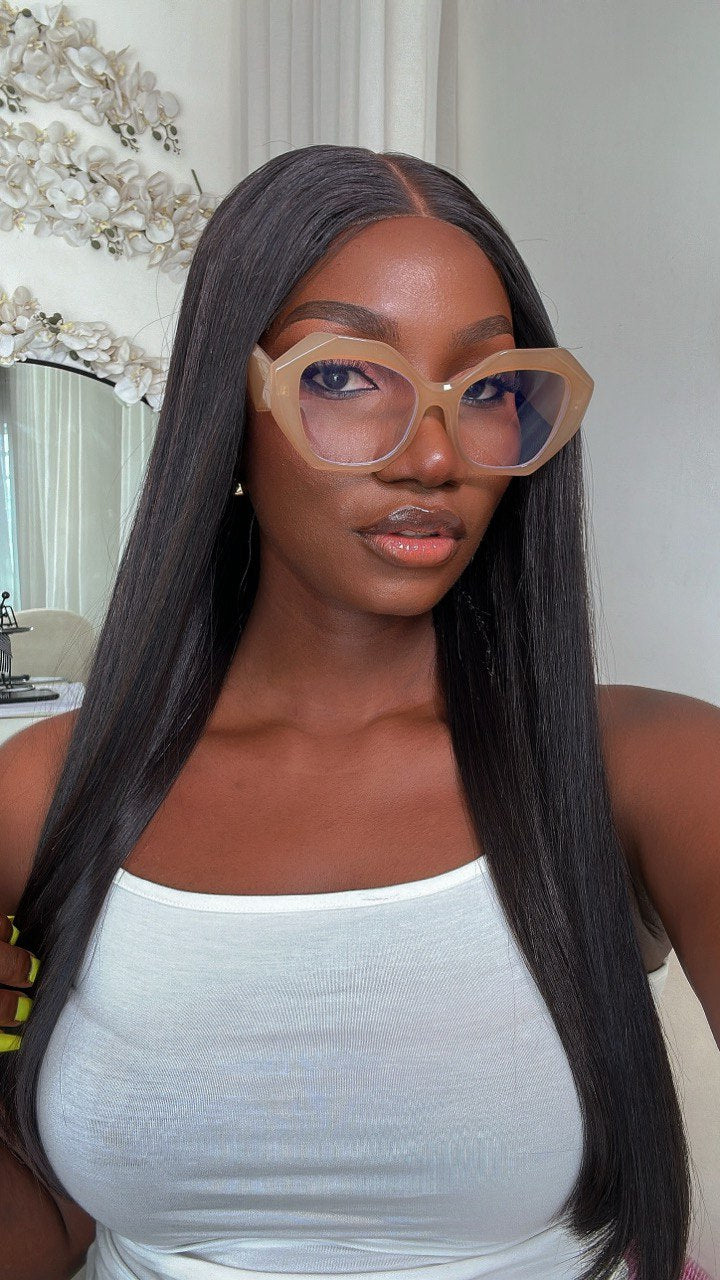 GLASSES 750 (CLEAR LENS,BLUE LIGHT BLOCKING GLASSES)