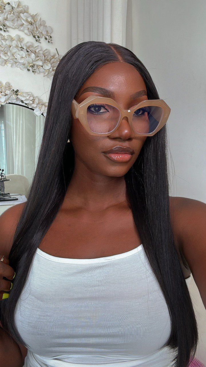 GLASSES 750 (CLEAR LENS,BLUE LIGHT BLOCKING GLASSES)