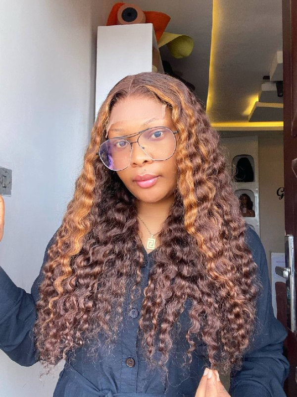 22 INCHES 5 BY 5  SASSY CURLS WIG (142-GG AVAILABLE)