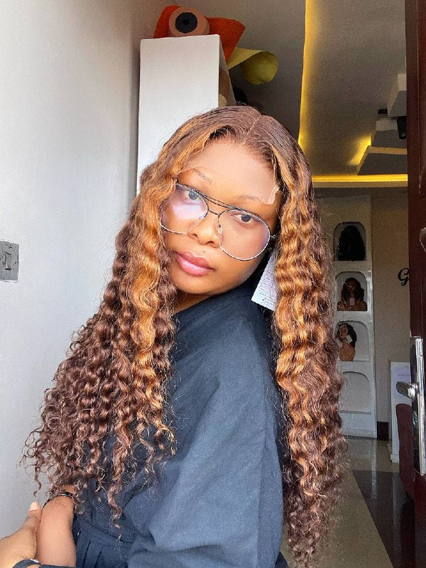 22 INCHES 5 BY 5  SASSY CURLS WIG (142-GG AVAILABLE)