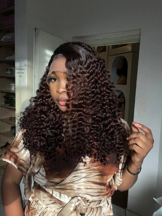 24 INCHES MULTIPLE DONOR 13 BY 4 PIXIE CURL WIG LEENA (153-GG PREORDER)