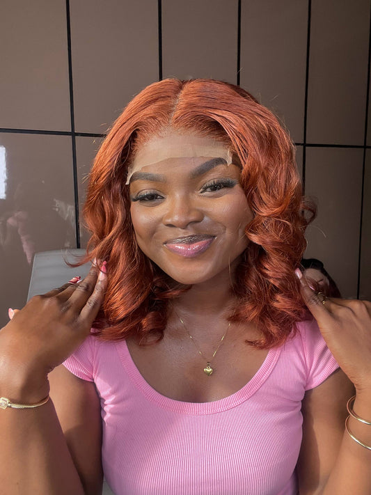 18 INCHES 5 BY 5 CLOSURE MULTIPLE DONOR WAVY WIG TOSIN (027-GG AVAILABLE)