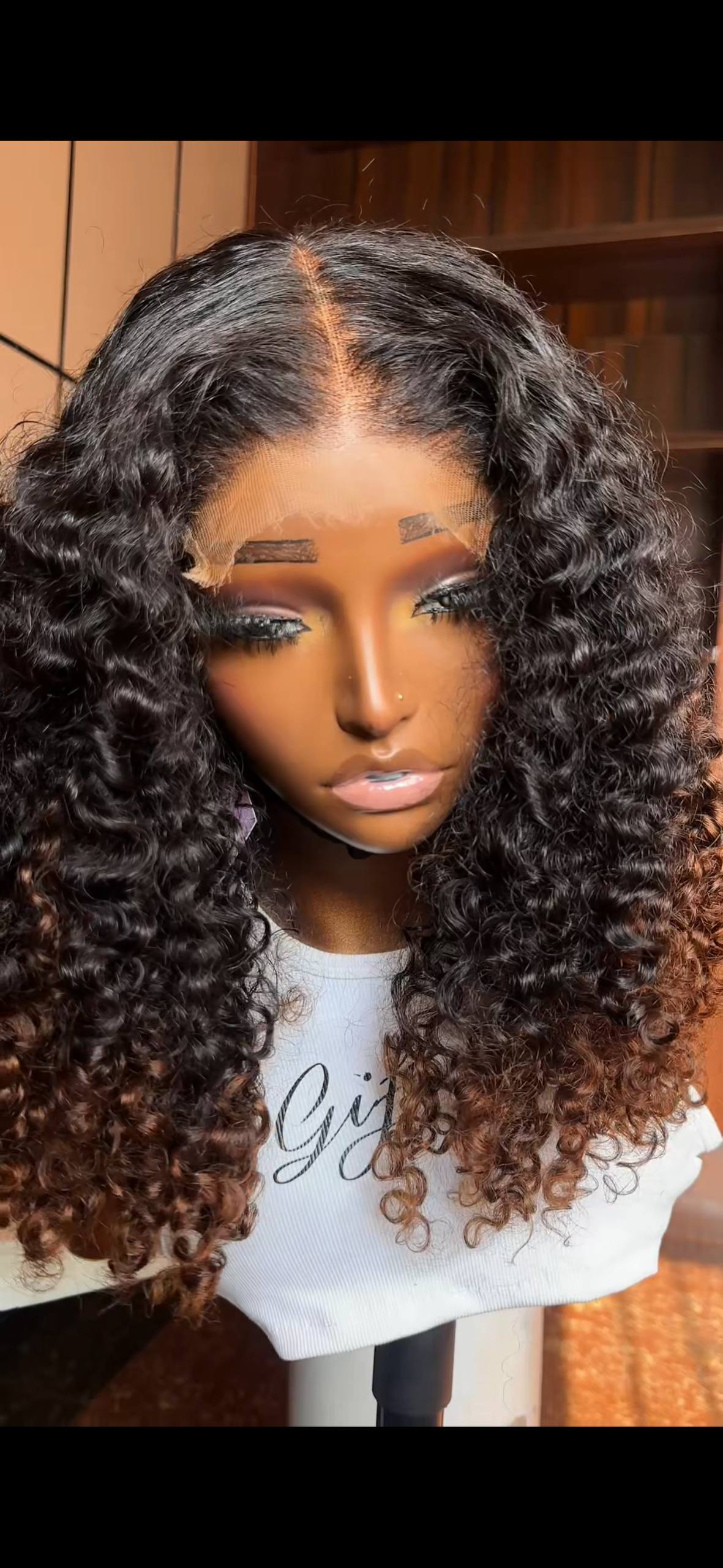 20 INCHES MULITPLE DONOR 5 BY 5 PIXIE CURL WIG YVONNE (139-HD AVAILABLE )