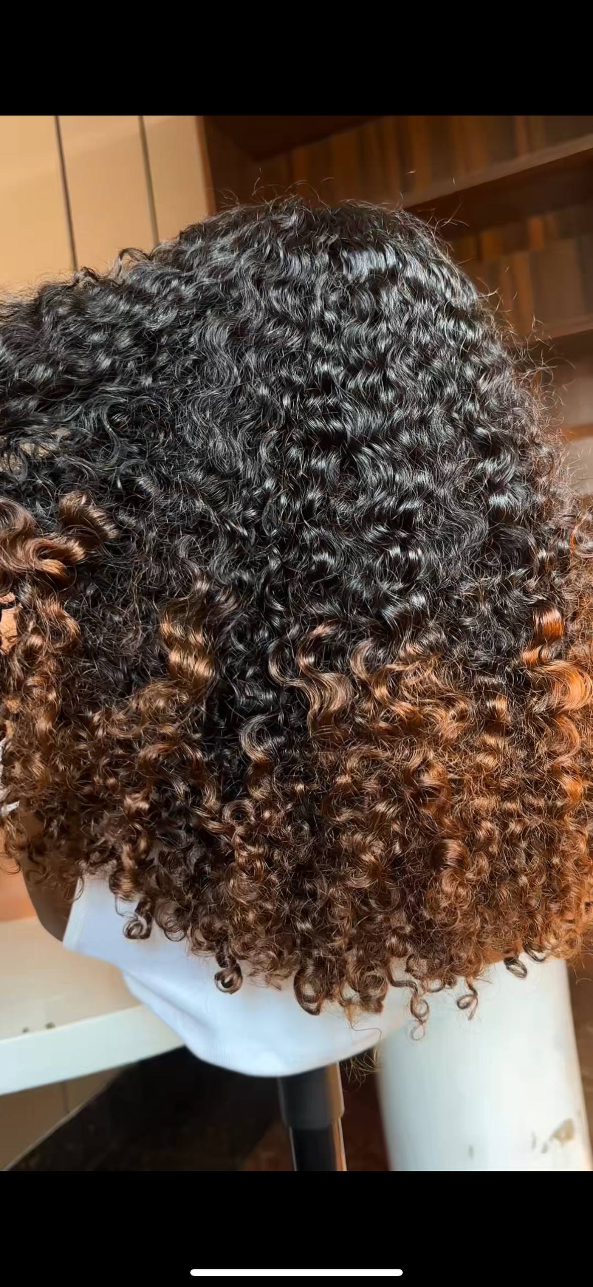 20 INCHES MULITPLE DONOR 5 BY 5 PIXIE CURL WIG YVONNE (139-HD AVAILABLE )