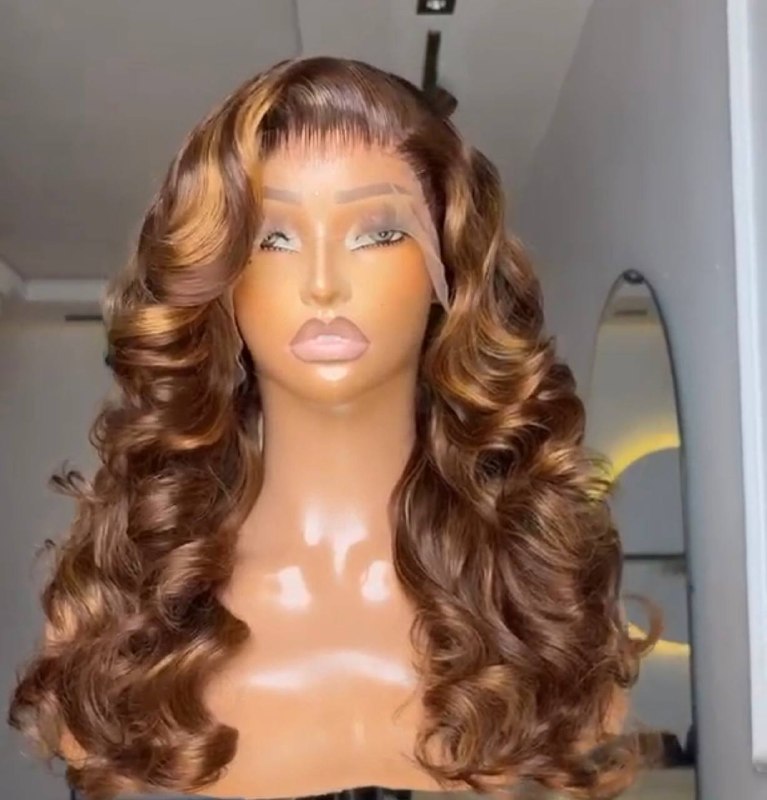 18 INCHES MULTIPLE DONOR FULL FRONTAL WAVY WIG PEACE (157-GG AVAILABLE)