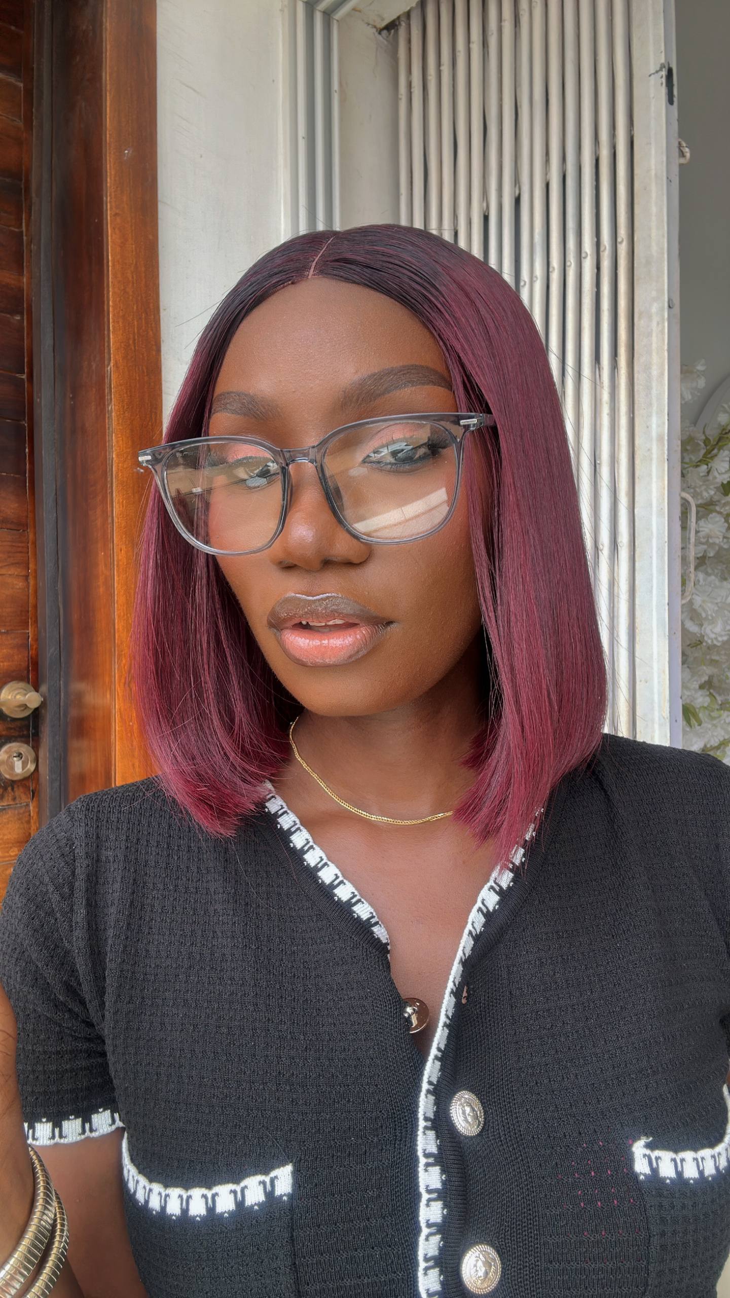 GLASSES 757 (CLEAR LENS,BLUE LIGHT BLOCKING GLASSES)