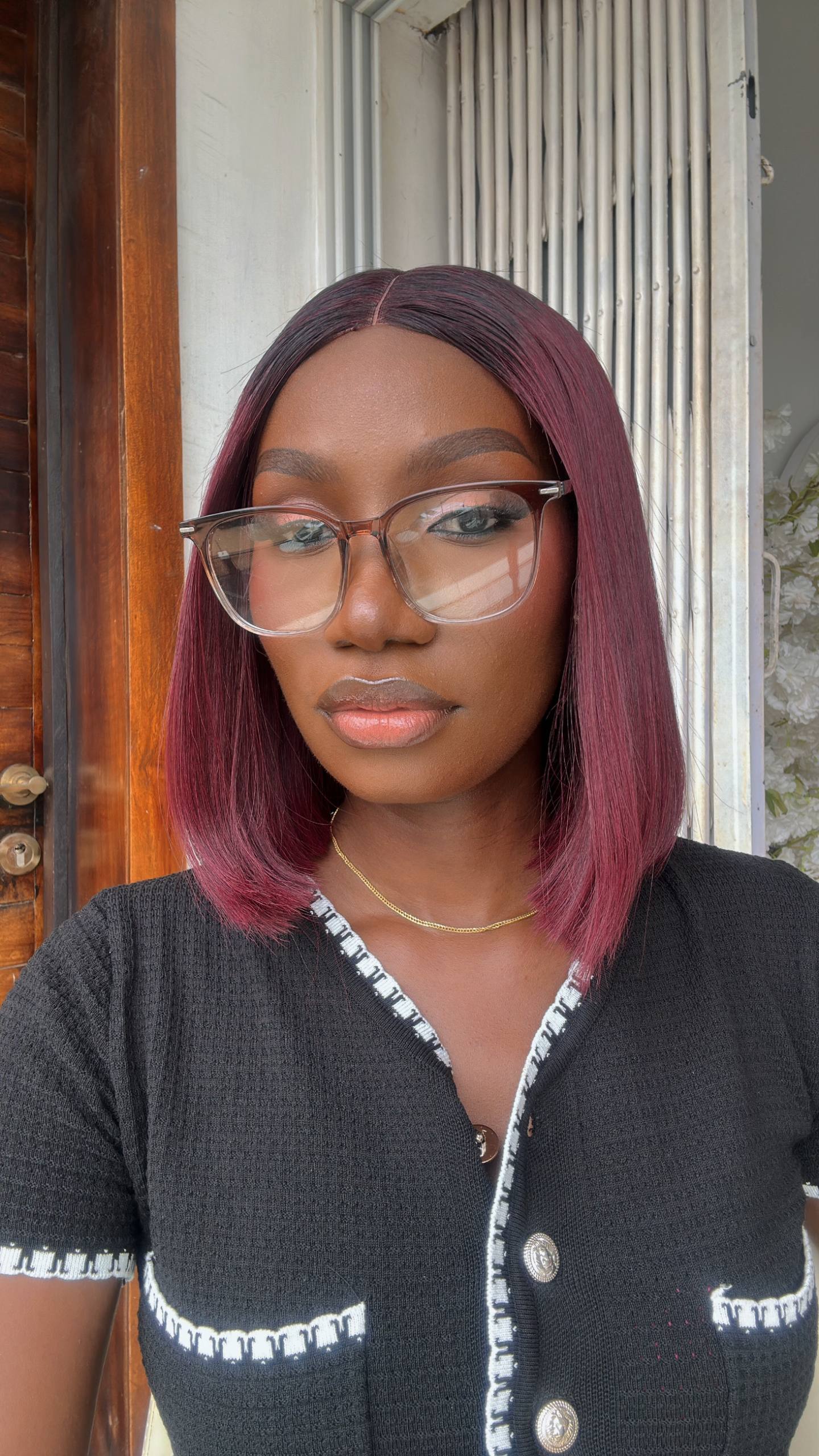 GLASSES 757 (CLEAR LENS,BLUE LIGHT BLOCKING GLASSES)