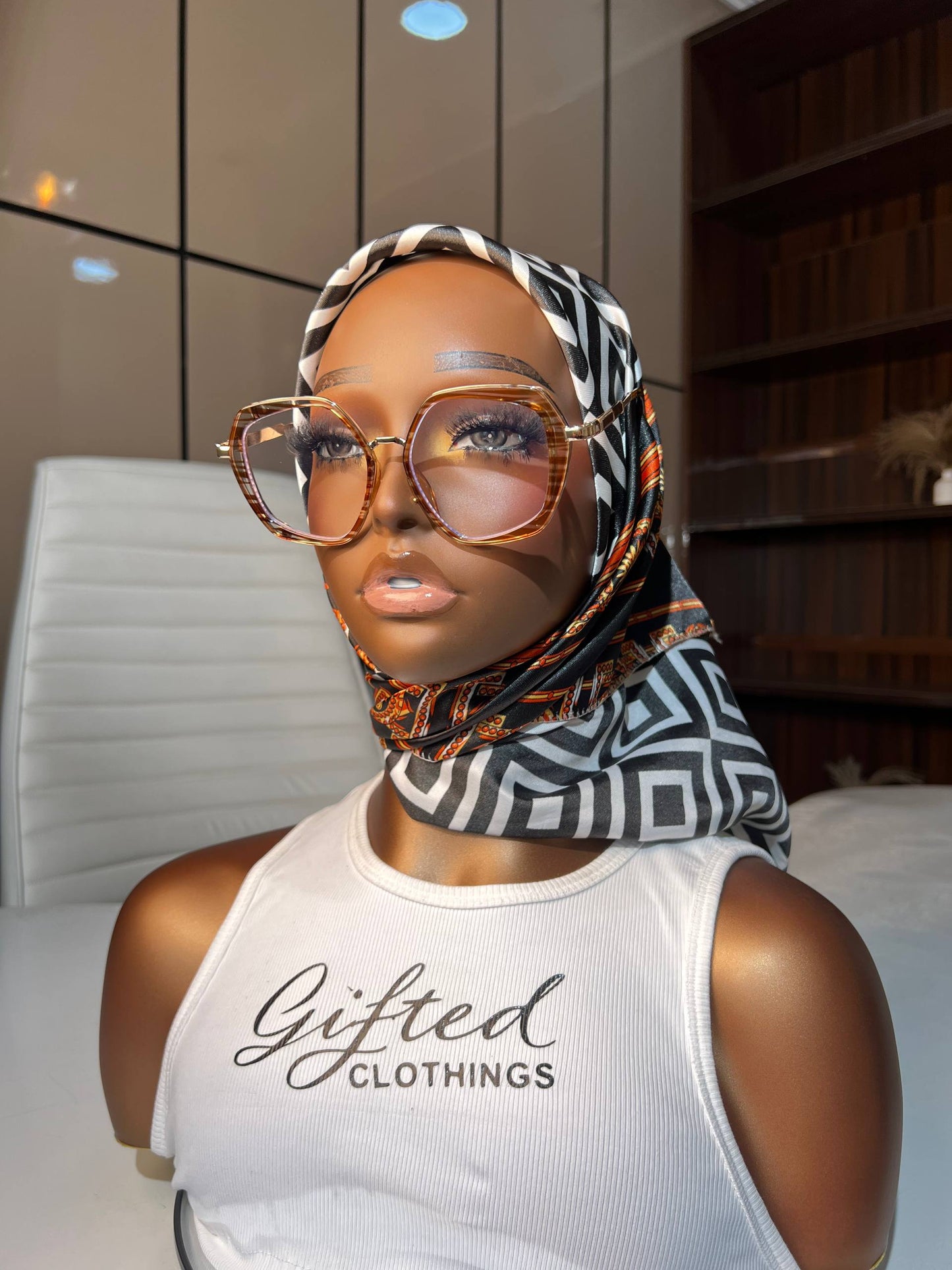 GLASSES 775 (CLEAR LENS,BLUE LIGHT BLOCKING GLASSES)