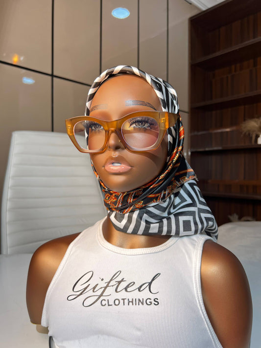 GLASSES 784 (CLEAR LENS,BLUE LIGHT BLOCKING GLASSES)