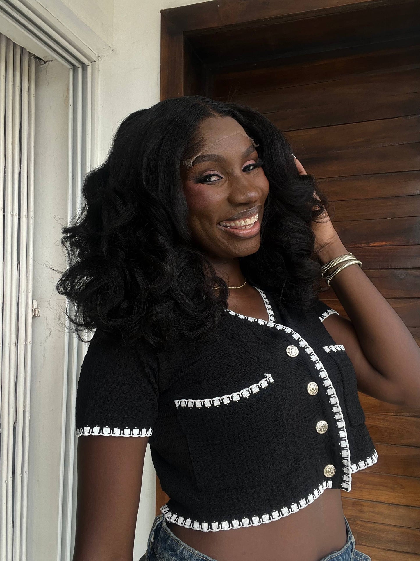 16 INCHES 5 BY 5 KINKY WIG (132-HD)